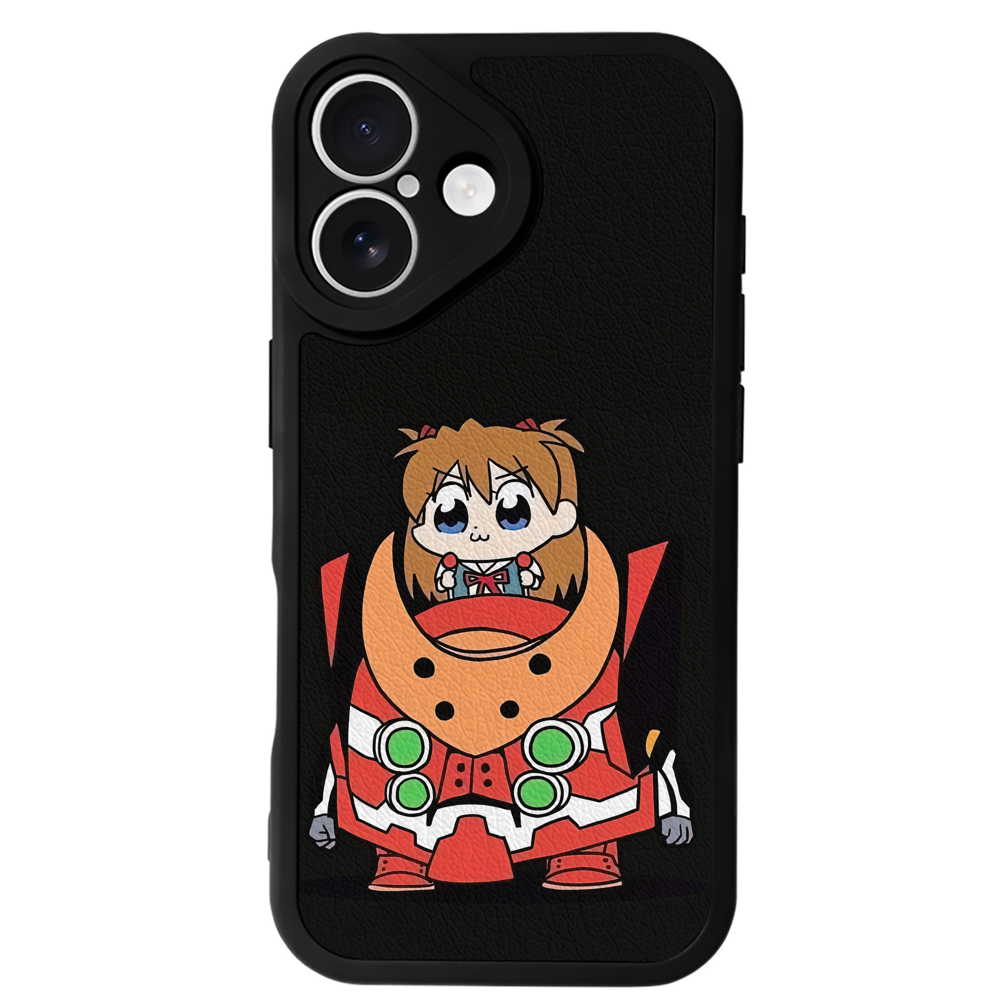 （画像用） EVA 新世紀エヴァンゲリオン 【iPhone 16シリーズ対応】シリコンスマホケース（レザー調） 材質：シリコン